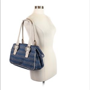 RoccoBarocco Blue Handbag Shoulder Bag